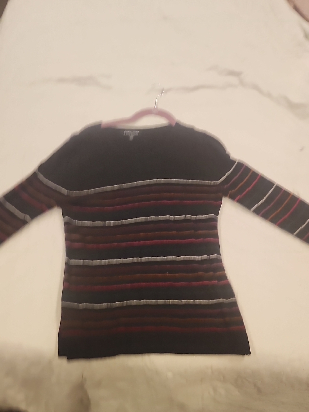 41 Hawthorn Black Striped Sweater